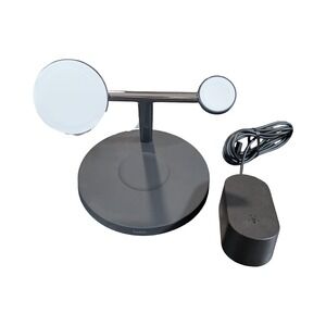 Bb.U Belkin BOOSTCHARGE PRO 3-in-1 Wireless Charging Stand w/ MagSafe Blk WIZ017